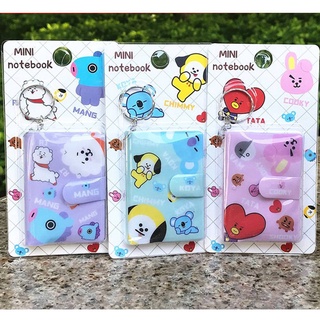 Kpop Bts Bt21 Bonito Notebook Mini Notepad Kawaii Dos Desenhos Animados Capa Dura Memo Organizador Do Tempo Material Do Estudante Da Escola Do Escritório Crianças Amigo Papelaria Presente