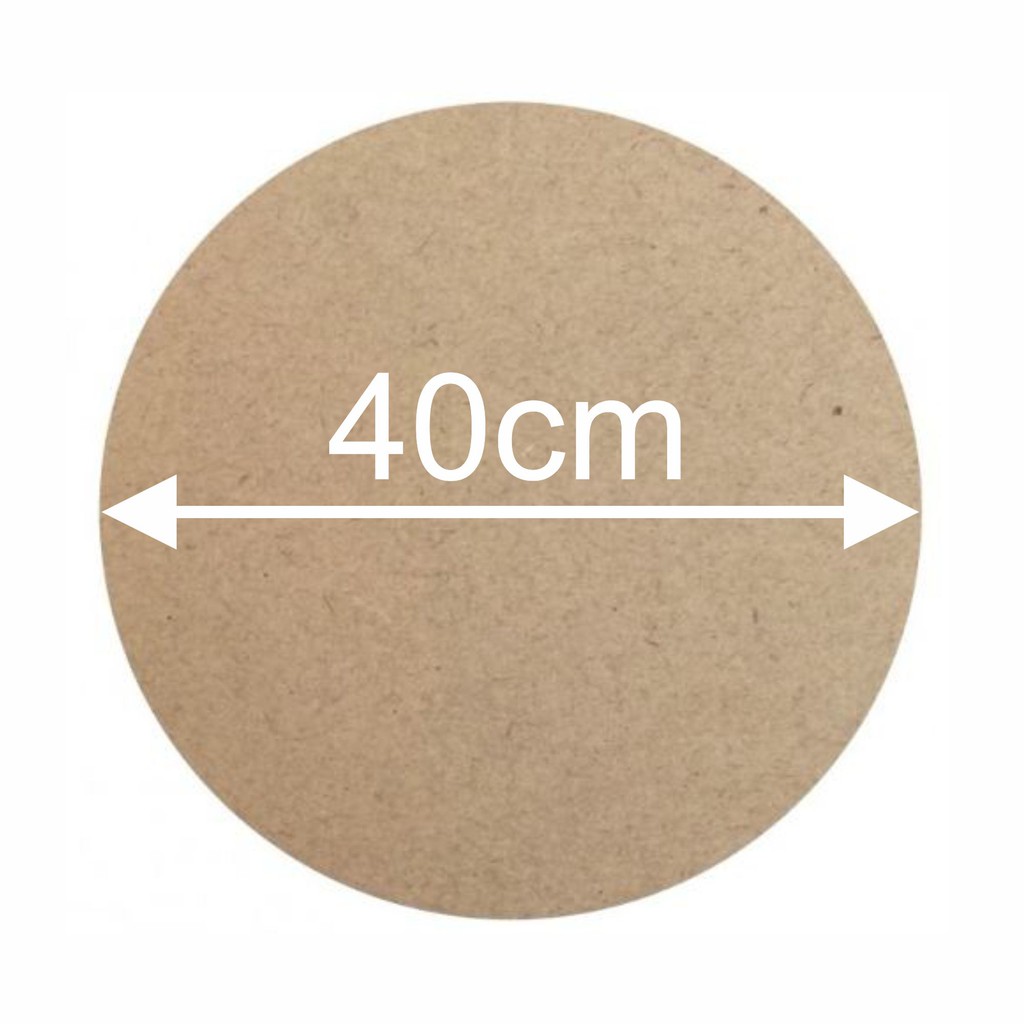 Chapa mdf redonda 40cm -3mm de espessura decoração artesanato Sousplat em Oferta na Shopee