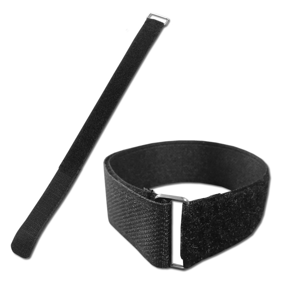 Cinta Abraçadeira Strap 25mm x 340mm Kit 02 Unidades Com Fivela Metálica