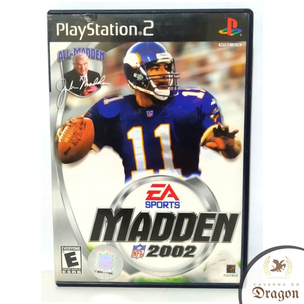 Madden NFL 2002 Original Ps2 Play 2 Playstation 2