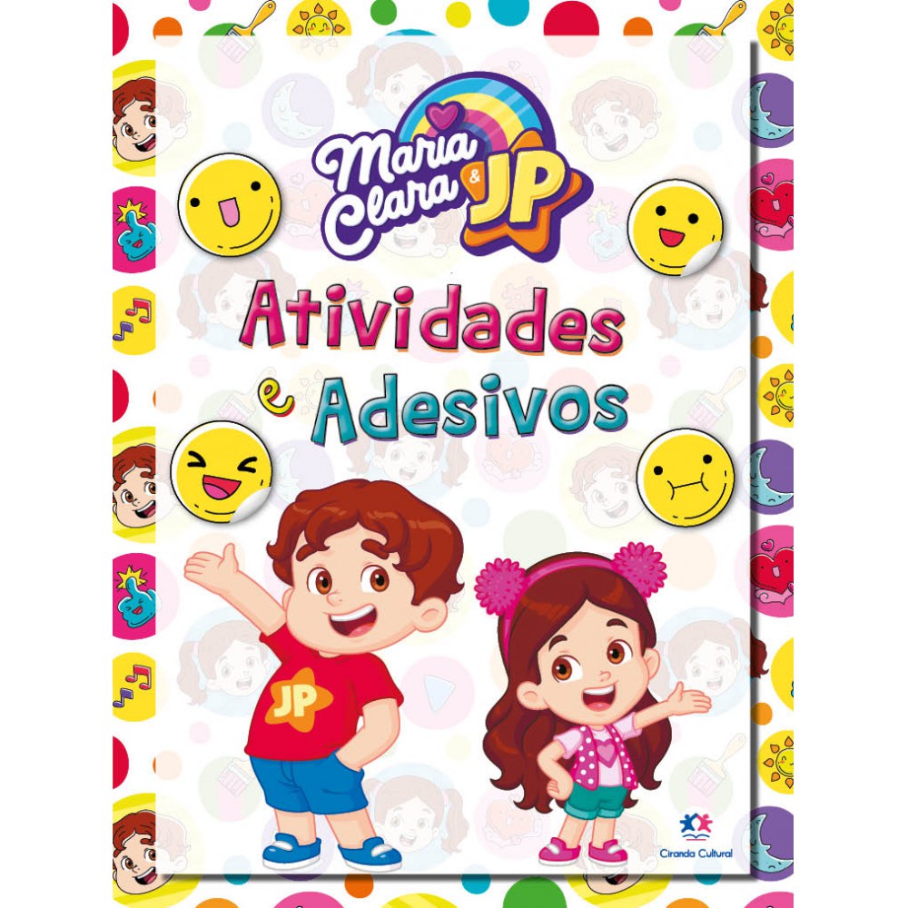 Livro - Maria Clara e JP - Adesivos e atividades em Oferta na Shopee