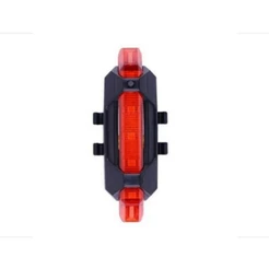 Lanterna Bike Led Recarregável Forte Sinalizador Bicicleta Traseira Forte Ciclista Ciclismo USB 4 Modos Uso