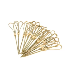 Palito em Bambu para petiscos - 20 unidades - 12 cm - Silver Festas - Rizzo