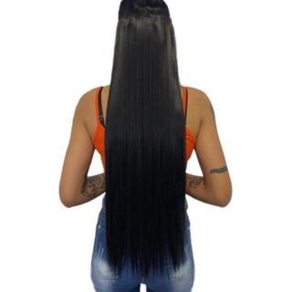 Aplique Tic Tac 70 cm similar ao cabelo humano
