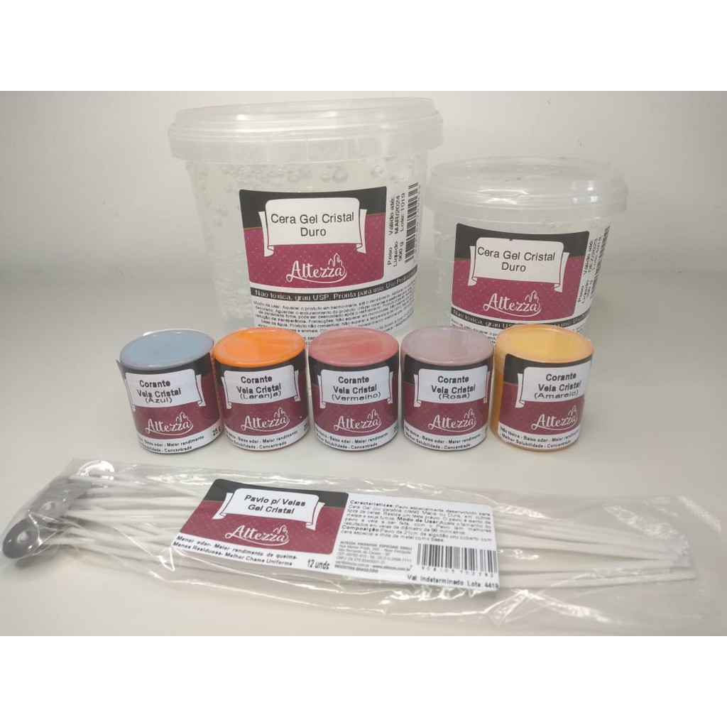 Parafina Cristal Macia Em Gel Pote 390g Vela ( Rende 450ml ) — imagem 2 de 2