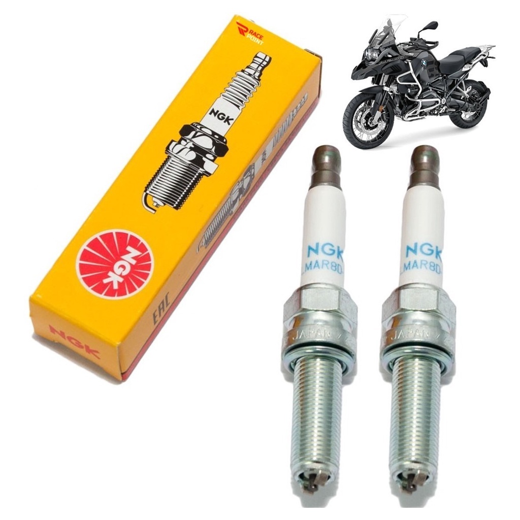 Kit 2 Velas Ignicao Bmw R1250 R1200 Gs R Rs Rt Ngk Lmar8d-j em Oferta na Shopee