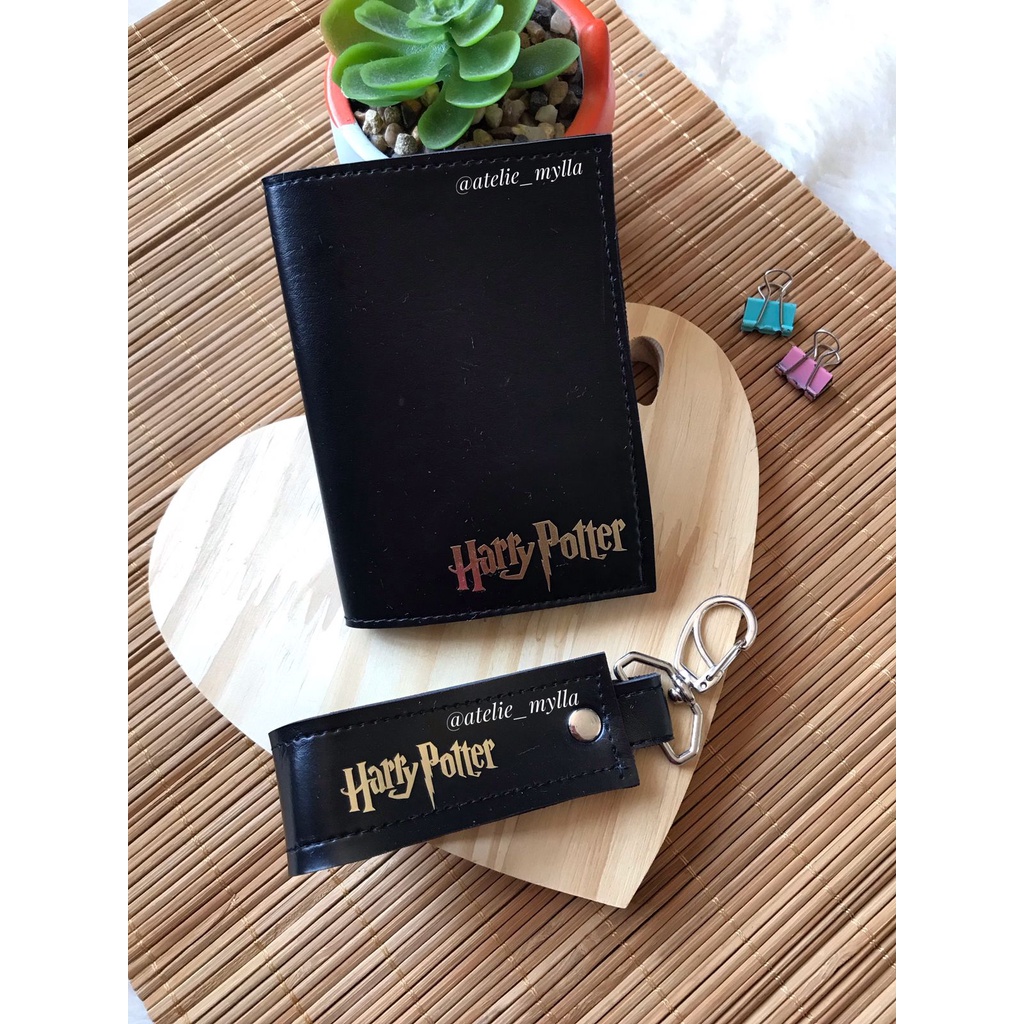 Kit carteira Harry Potter.