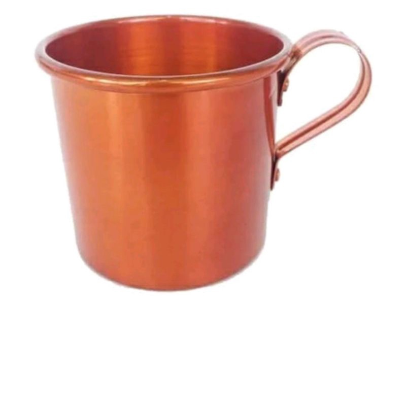 kit com 10 Caneca Copo Aluminio Laranja Escolar Coquetel Festas Moscow Mule
