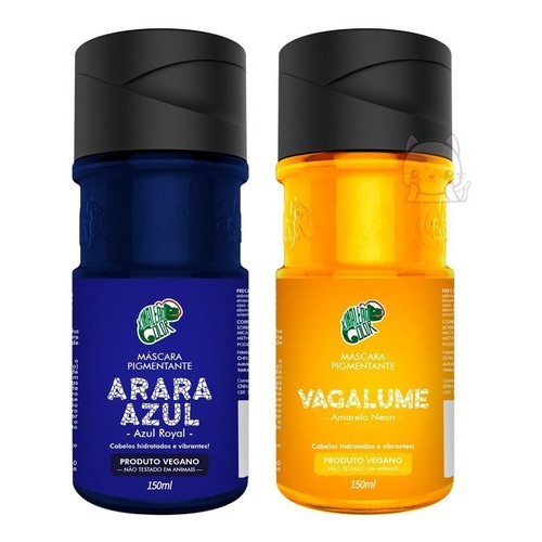 Kit 2 Tonalizantes Kamaleão Color - Arara Azul + Vagalume
