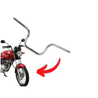 Guidão Modelo Original Honda Cg Titan/Fan 150 2000 A 2008 Em Aço.