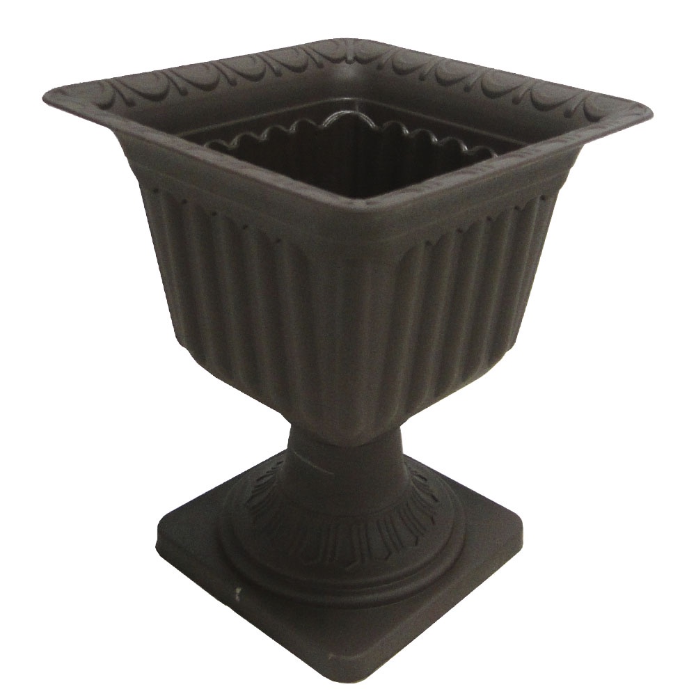 Vaso Taça Quadrado de Plástico 17cm Injeplastec