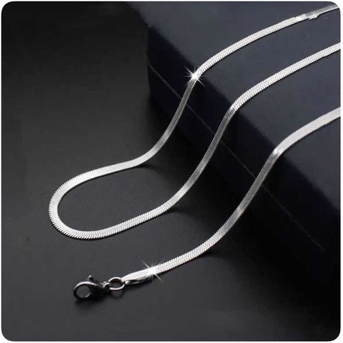 Colar Laminado de Aço Inoxidável 316L 3mm/60 cm