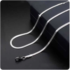 Colar Laminado de Aço Inoxidável 316L 3mm/60 cm