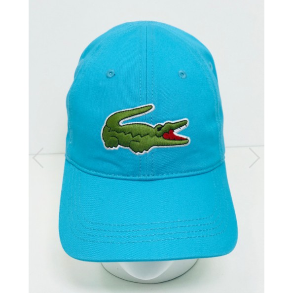 Bone Lacoste Crocodile Big Croc Azul Bebe Masculino Lancamento Fitao Promocao Shopee Brasil