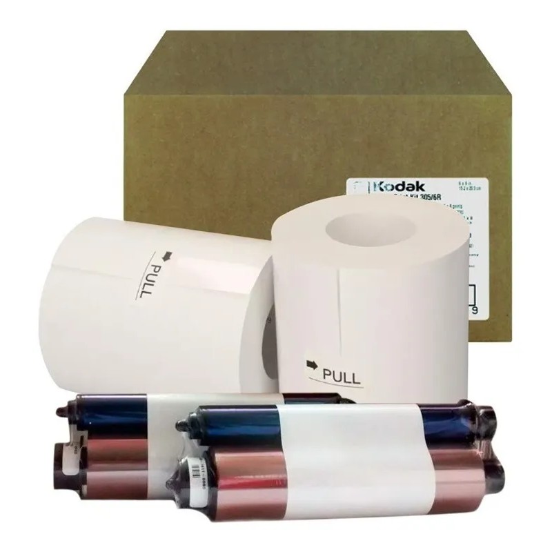 Papel Fotografico E Ribbon Impressora Kodak 305 640 10x15 Shopee Brasil