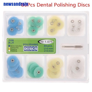 Jorandrain & 80 Peças Utensílio De Dentista / Recheador De Resina Para Polimento De Disko De Acabamento
