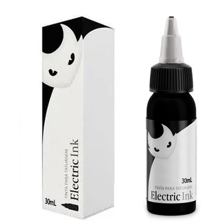 Tinta Tatuagem Electric Ink Preto Tribal 30ml