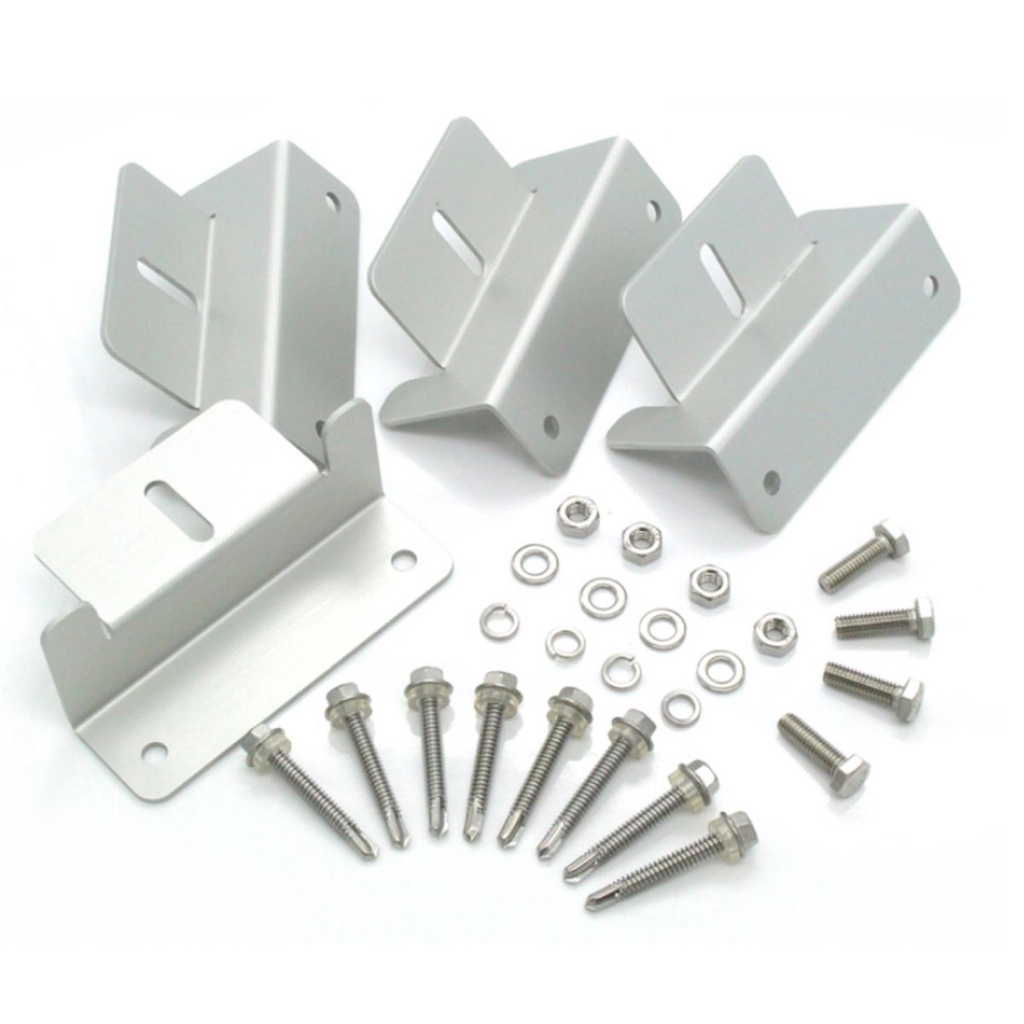 Kit suporte fixador de placa solar para Motorhome eTrailer