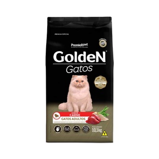 Ração Golden Para Gatos Adultos Sabor Carne 10,1Kg em Oferta na Shopee