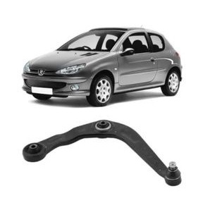 Bandeja Suspensão Dianteiro Peugeot 206/207 com pivô (Balança) Lado Direito