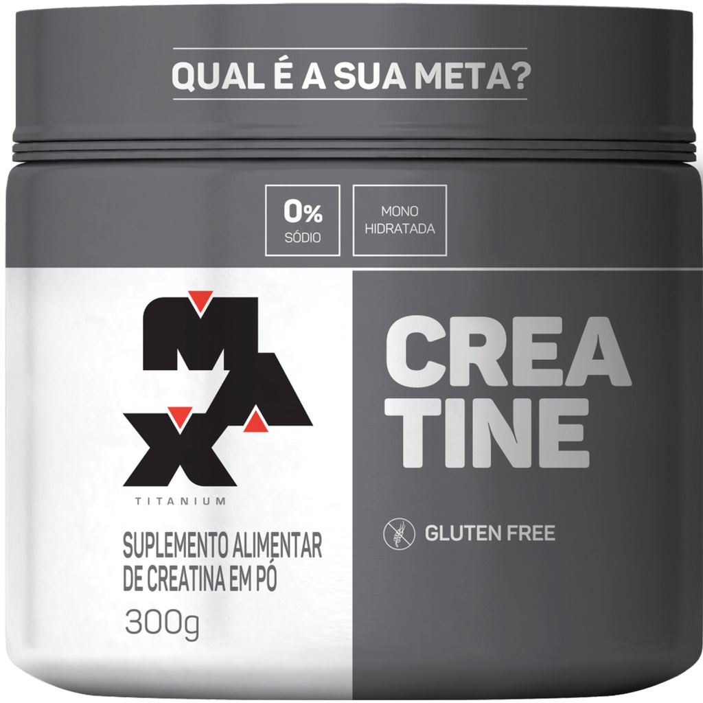 Creatina 300g Monohidratada Max Titanium 100% pura