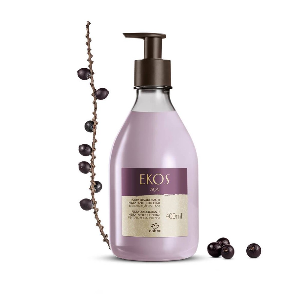 Polpa Hidratante Corporal Ekos Açaí Natura 400ml | Shopee Brasil