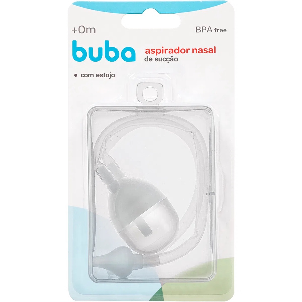 Aspirador Nasal Por Sucção Com Estojo Buba Para Bebê