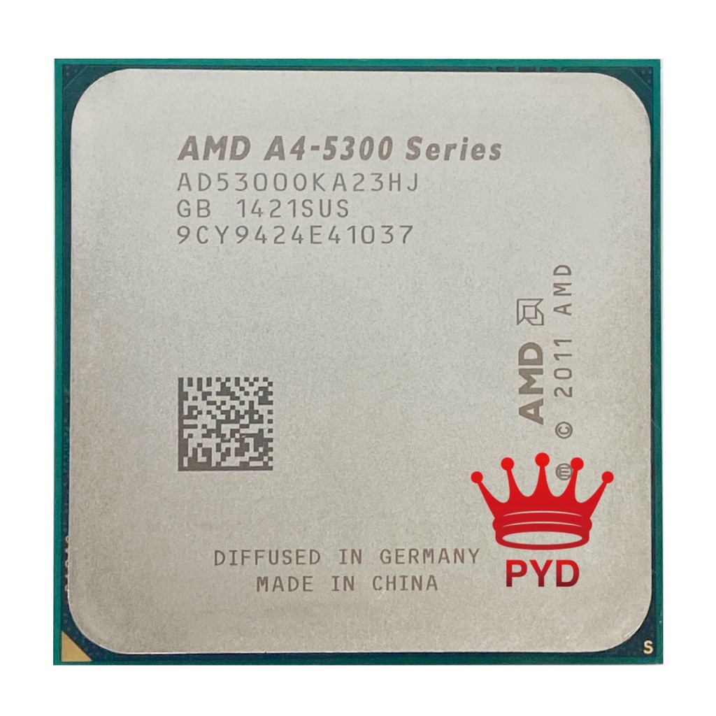 AMD A4 Série A4-5300 A4 5300K A4 5300B 3,4 GHz CPU Dual-Core  AD530BOKA23HJ/AD5300OKA23HJ Soquete FM2 EIBJ | Shopee Brasil