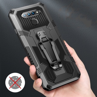 Caixa De Telefone Para LG K31 K41s K51 K51s K61s Q51 Q61 Q630 Suporte De Armadura TPU + PC Dura À Prova De Choque Carro Tampa Traseira Magnética