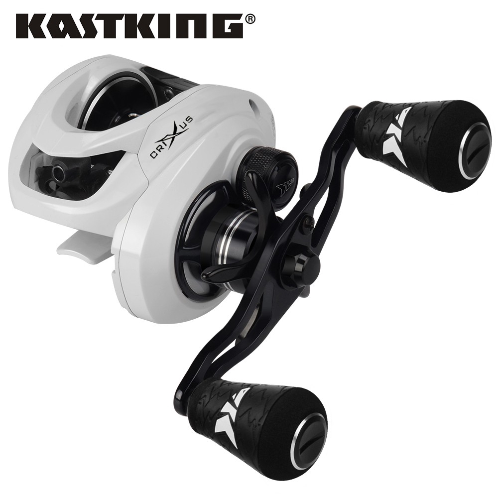 KastKing Crixus Baitcasting Reels, 6.5:1 Gear Ratio Fishing Reels, Carbon Infused Nylon Frame, 5+1 Ball Bearings