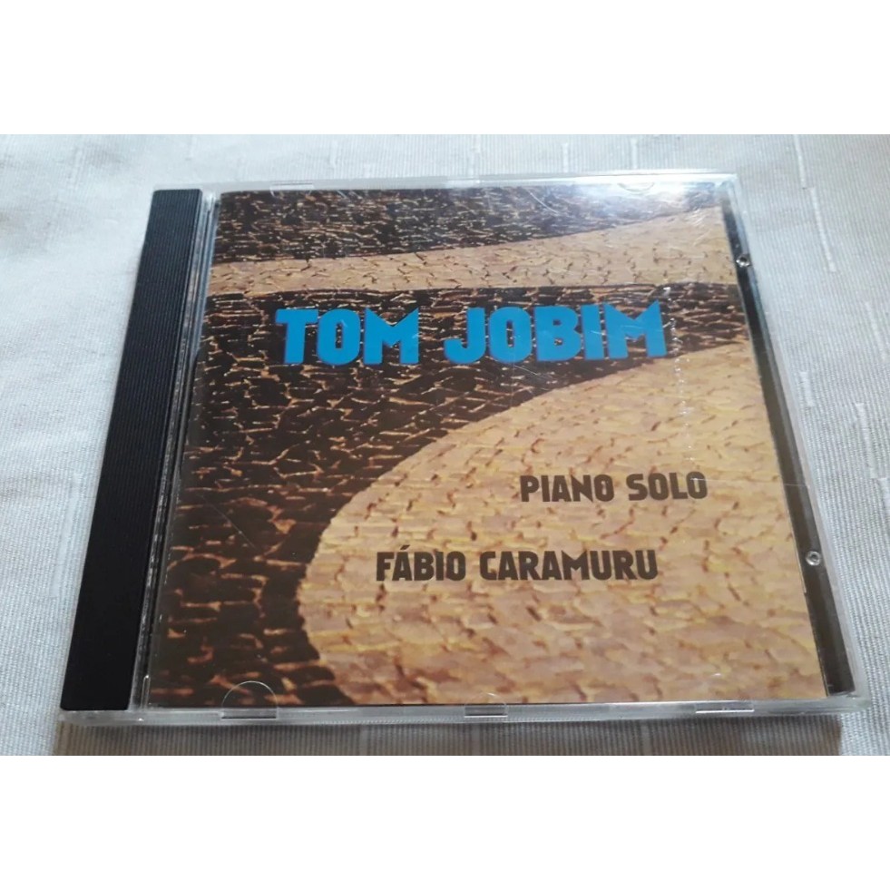CD Fábio Caramuru - Piano Solo Tom Jobim - Ótimo Estado