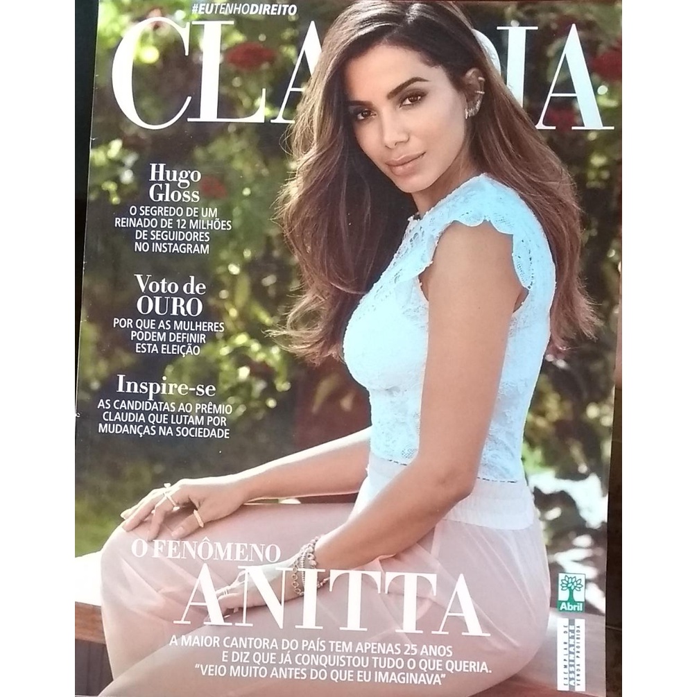 Revista Claudia Ano 57 Nº 9 Setembro 2018 Anitta