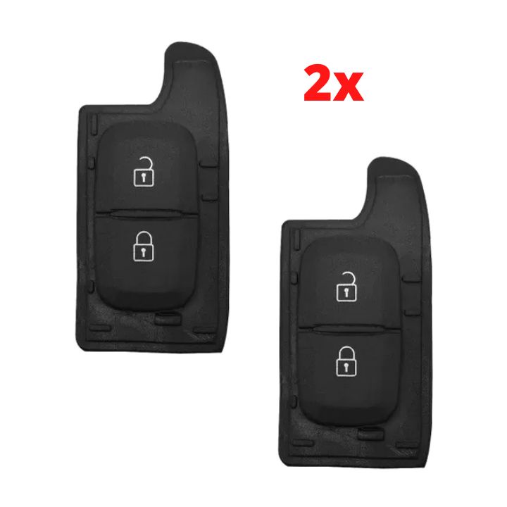 Kit 2 Capa Borracha Chave Renault Logan Kwid Duster 2 Botões