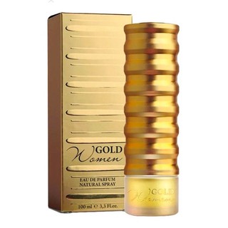 Perfume New Brand Gold Women Edp 100ml Feminino - 100% Original e Lacrado