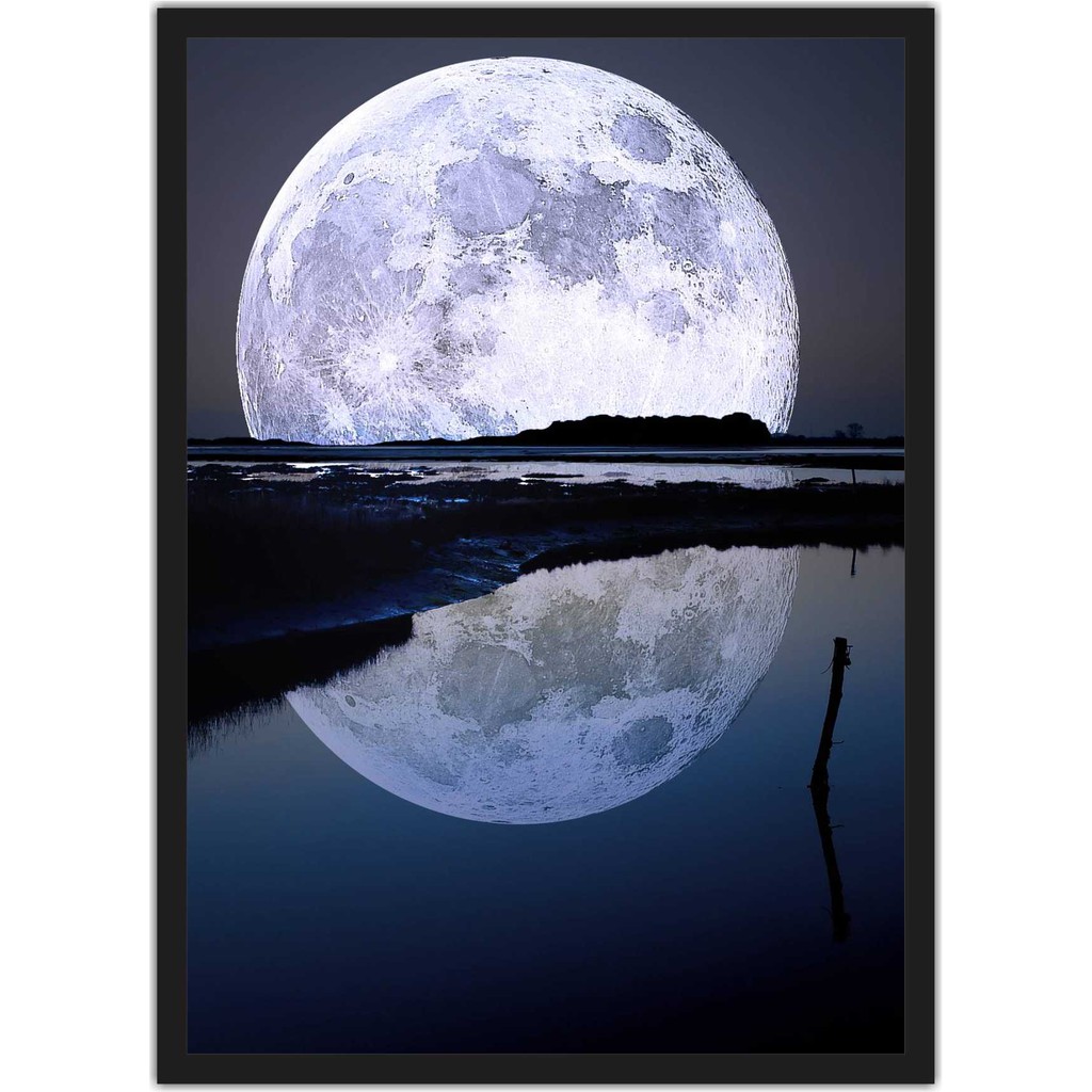 Quadro Decorativo Universo Galáxias Planetas Espaço Cósmico Decoração Quartos  Com Moldura T001 PP
