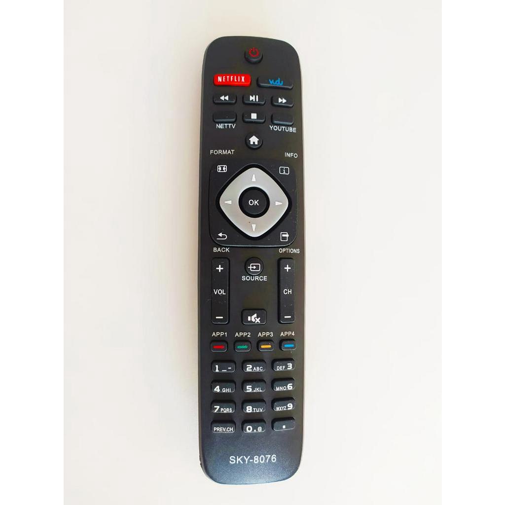 Controle Remoto TV Led Philips Smart Netflix / Vudu URMT41JHG006 / 50PFL5901 / 55PFL5601 / 55PFL6900