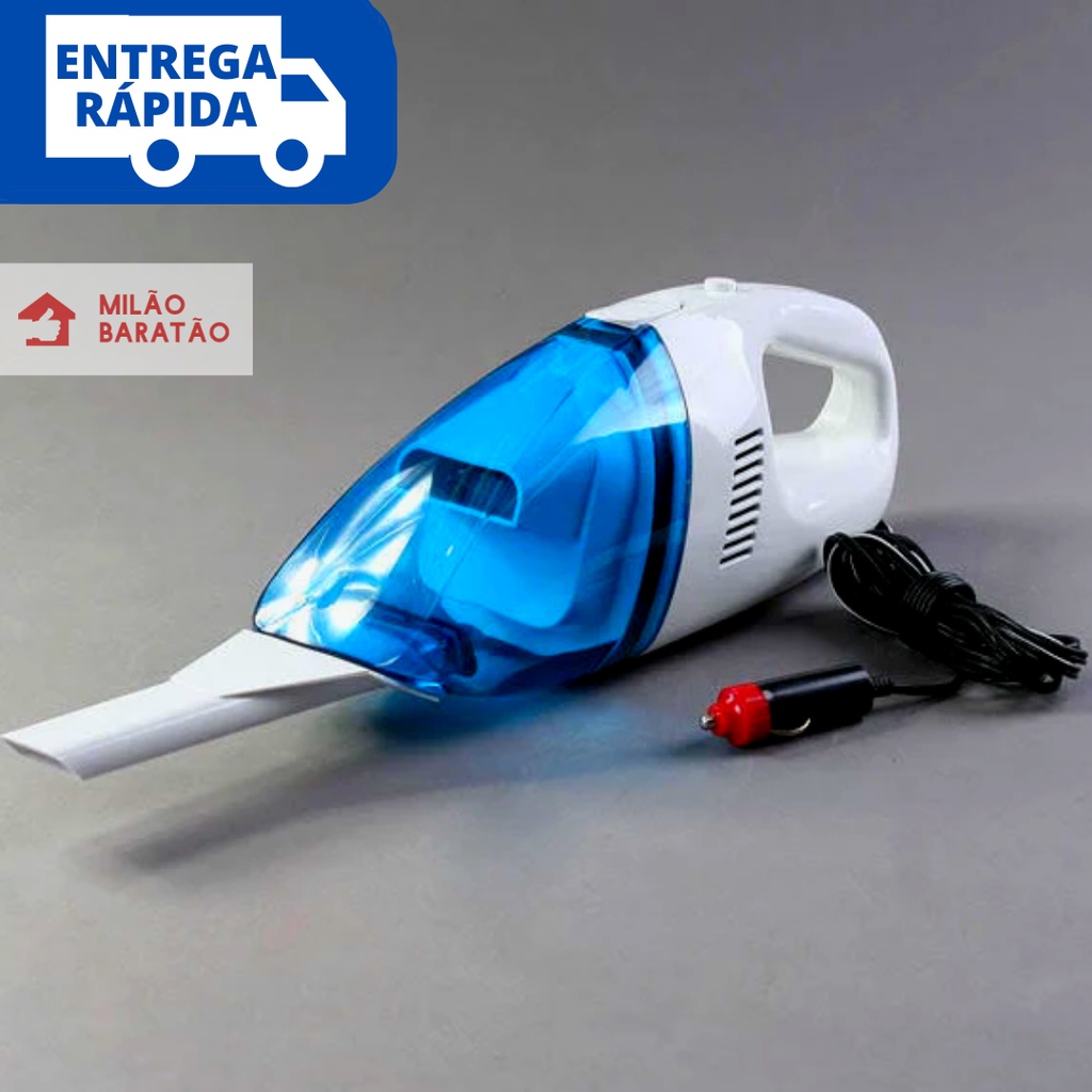Aspirador De Pó Portátil Para Carros Automotivo e Filtro Lavavel 12v De mãos
