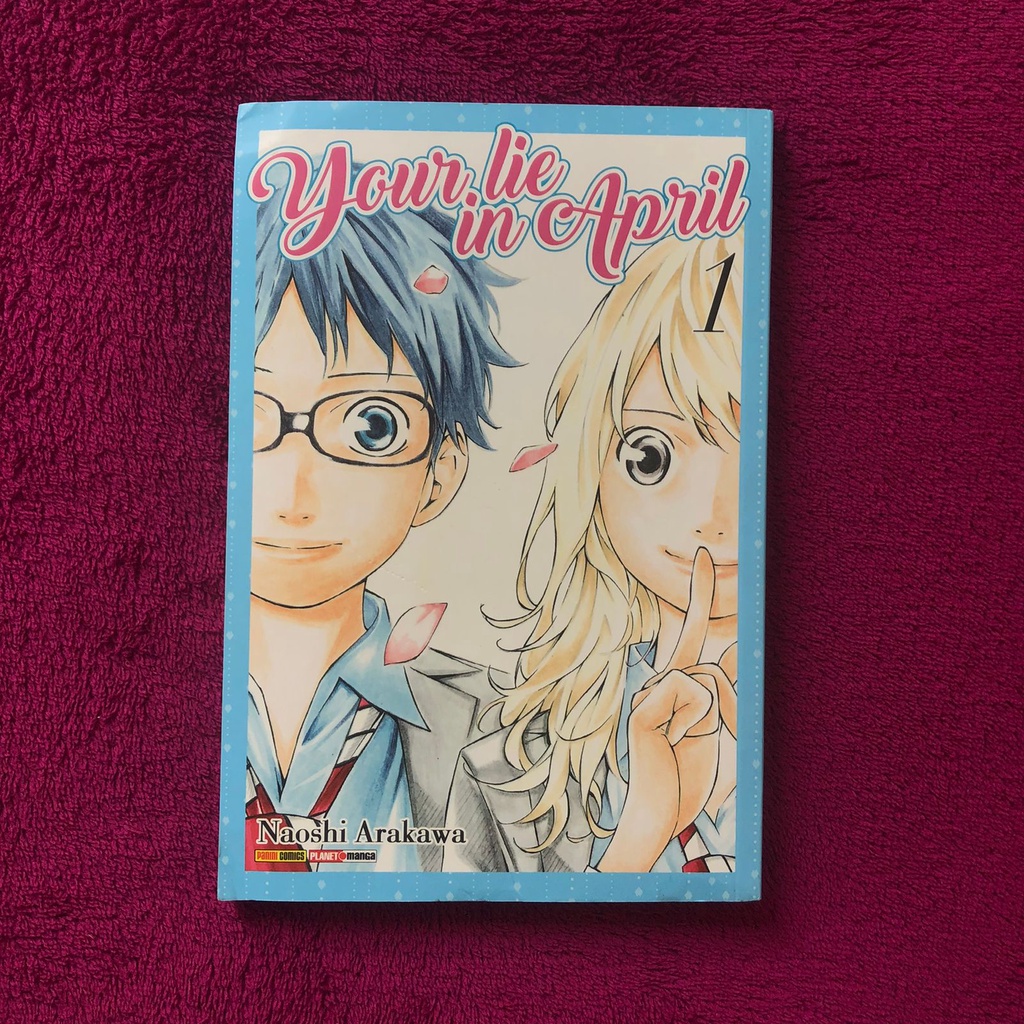 Your lie in april volume 1 e 11 escorrega o pre o