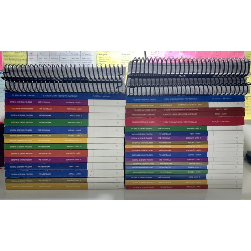 Livros Únicos Coleção Poliedro 2019