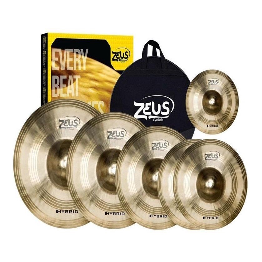 Kit De Pratos Zeus Hybrid Set E 10 14 16 18 20 + Bag - B20 em Oferta na Shopee