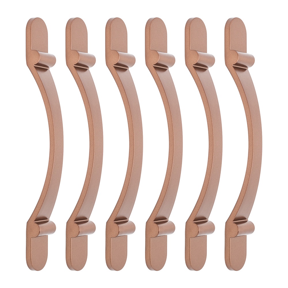 6 Puxadores De Guarda Roupa Gavetas Cristaleira Alca 12,8cm