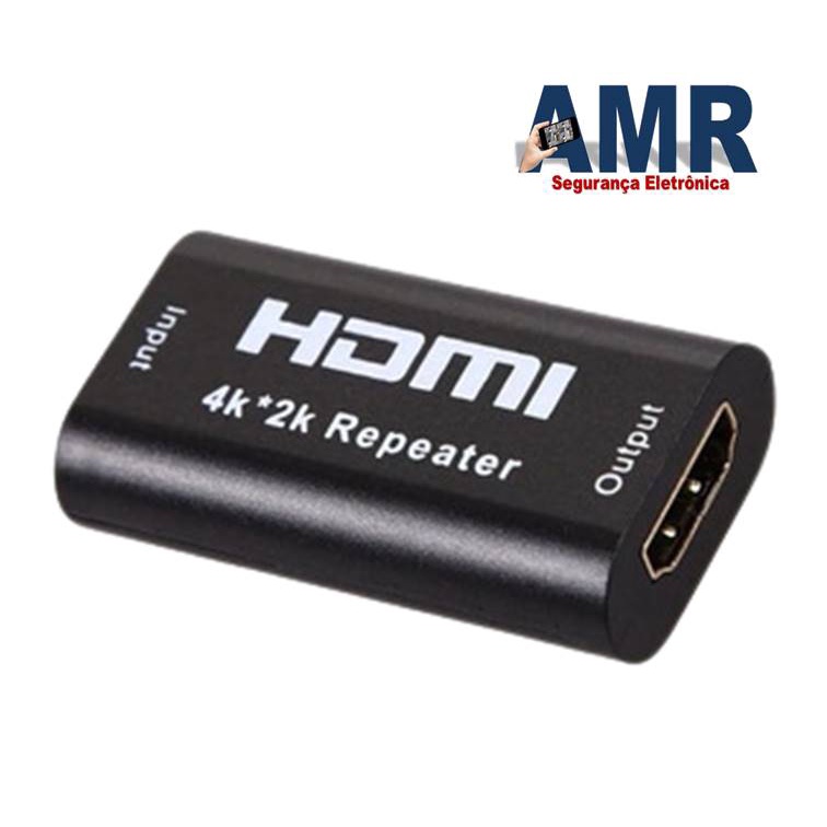 Repetidor Emenda Hdmi 4k 2k Tv Amplificador Sinal Femea  Booster - AMR SEG