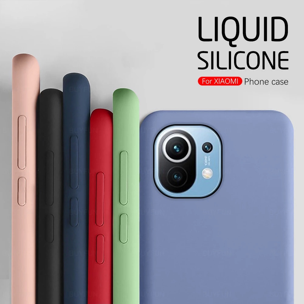 Xiaomi Para Xiao Mi Lite Ultra Pro X Original L Quido Silicone Macio Tpu Prova De