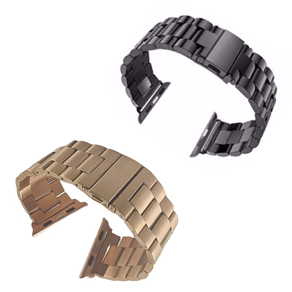Kit 2 Pulseiras Aço 3 Elos Relogio Smartwatch inteligente Smartband