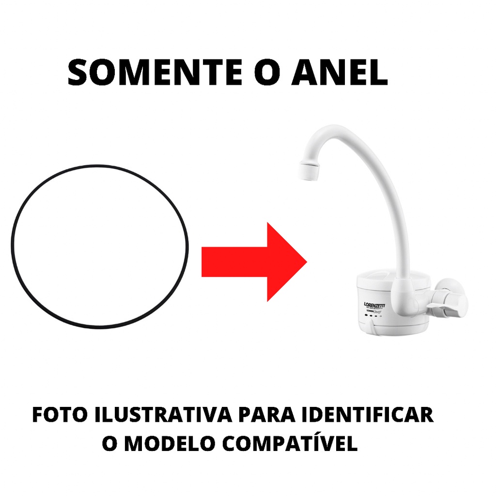 Anel De Vedacão P/ Torneira Eletrica Loren Easy Lorenzetti Original