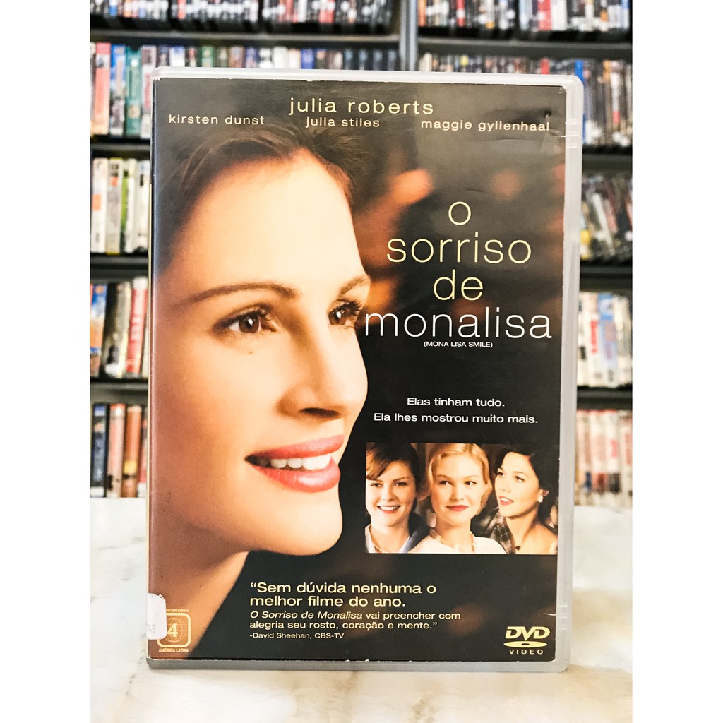 DVD O Sorriso De Monalisa Original Filme Julia Roberts Dublado Shopee Brasil