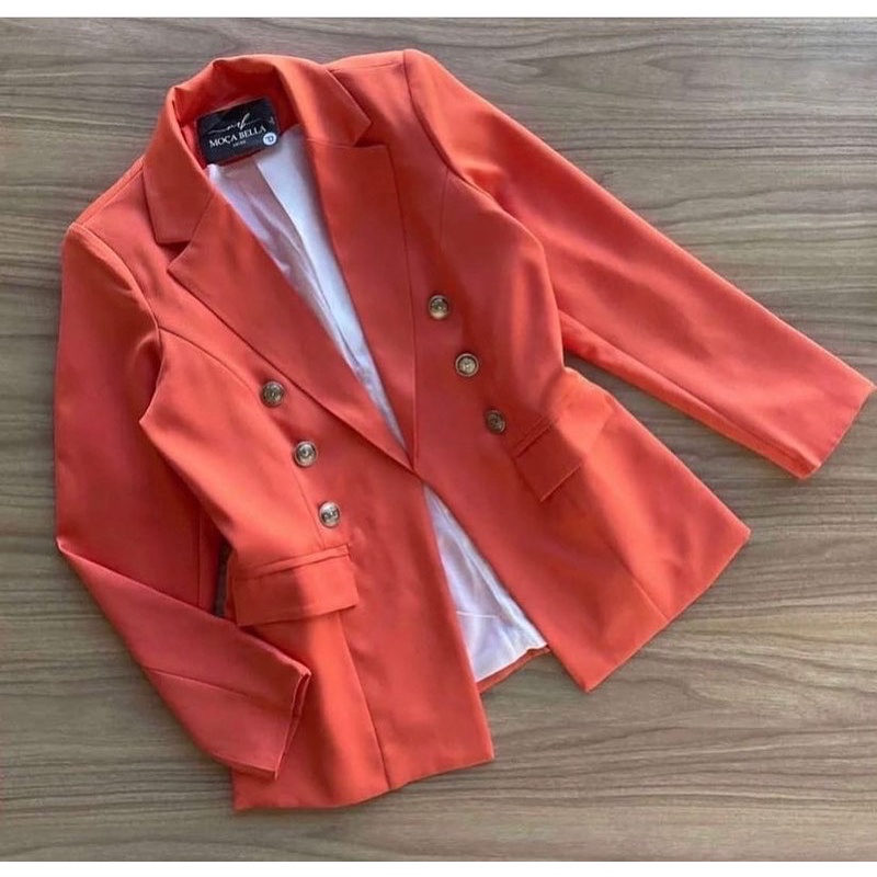 Detalhes do Blazer feminino forrados
