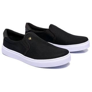 Tênis Masculino Calce Fácil Sapatenis Slip-On Yate Sapato Casual Social