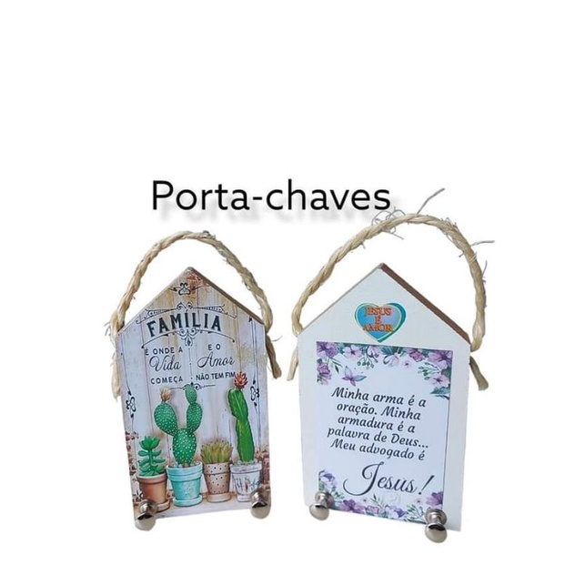 10 porta-chaves evangélicos casinha lembrancinhas evangélicas