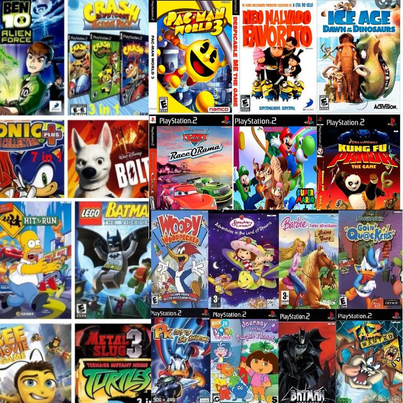 Kit 22 jogos patch infantil para Ps2 Playstation 2 + Brindes! | Shopee ...